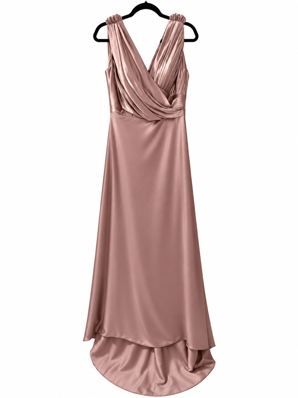 MISSACC NWT Dusty Rose Satin Formal Gown – Estimated Size 10/12